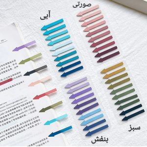 کاغذ چسب دار آنیدا مدل استیک نوت شفاف طرح فلش