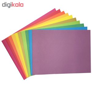 مقوا رنگی کد 04 سایز 24×34 (بزرگتر از A4) بسته 20 عددی