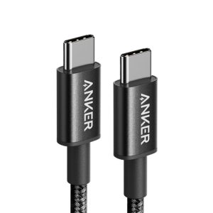 کابل تبدیل USB-C به USB-C انکر مدل Nylon A8752 طول یک متر