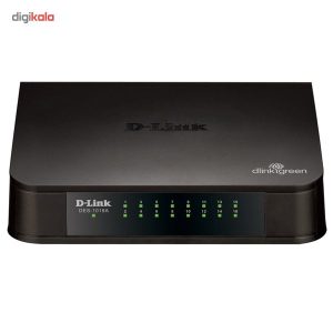 سوییچ 16 پورت غیر مدیریتی و مگابیتی دی-لینک مدل DES-1016A