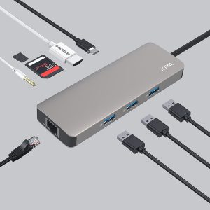 هاب 9 پورت USB-C جی سی پال مدل Linx JCP6179