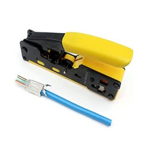 آچار سوکت زن شبکه مدل OPEN END-CAT7 به همراه تیغ بسته 3عددی