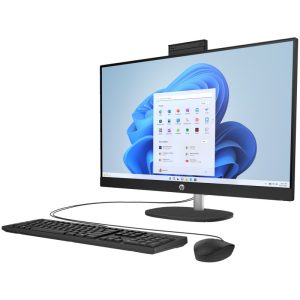 کامپیوتر همه کاره 23.8 اچ‌ پی مدل HP AIO 24 CR2029nh با پردازنده Core Ultra 7 255U رم 16 گیگابایت از نوع DDR5 حافظه داخلی 512 گیگابایت SSD کارت گرافیک Intel Graphics (integrated) نمایشگر از نوع IPS