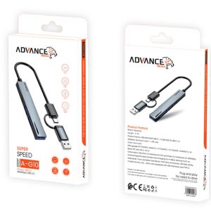 هاب 5 پورت USB-C / USB ادونس مدل A-G10