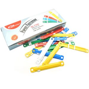 گیره پوشه دی ال کد CLRPP بسته 50 عددی رنگی