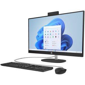 کامپیوتر همه کاره 23.8 اچ‌ پی مدل CR0342nh Core i5 1334U 8GB 512GB با پردازنده Core i5 ۱۳۳۴U رم 8 گیگابایت از نوع DDR4 حافظه داخلی 512 گیگابایت SSD کارت گرافیک UHD Graphics (integrated) نمایشگر از نوع IPS