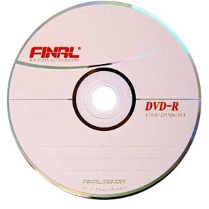 دی وی دی خام فینال  کد PKHT-DVD-011-1 بسته 50 عددی
