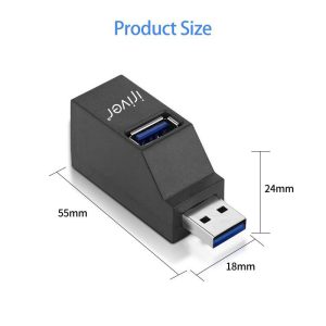 هاب 3 پورت USB3.0 آی ریور مدل Tiny Pro