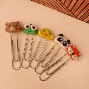گیره کاغذ مدل حیونکی ها مجموعه 5 عددی