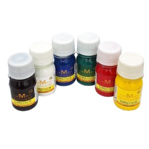 رنگ پارچه مونتمارت کد 2255 حجم 30 میلی لیتر بسته 6 عددی