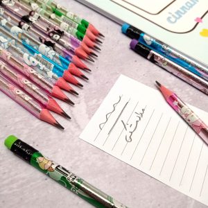 مداد مشکی پرودون با درجه سختی HB مدل کرومی و دوستان بسته 12 عددی