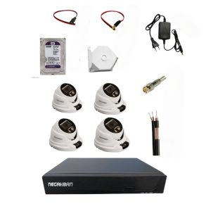پکیج دوربین مداربسته 4 عدد دام مدل DN-842-X33