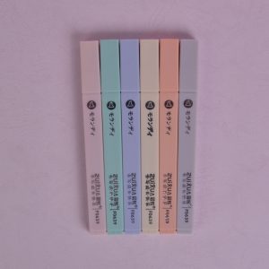 ماژیک علامت گذار ژیخوآ مدل پاستلی کد F0639 بسته 6 عددی