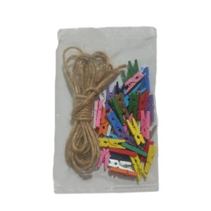 گیره کاغذ مدل چوبی بسته 40 عددی