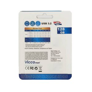 فلش مموری ویکومن مدل VC400 G ظرفیت 128 گیگابایت با رابط USB 3.2