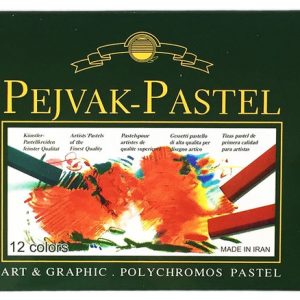 پاستل گچی 12 رنگ پژواک مدل XR12