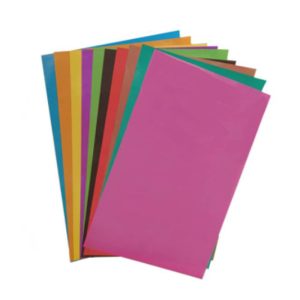 مقوا رنگی کد 01 سایز 25×35 بسته 10 عددی