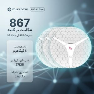 رادیو وایرلس میکروتیک مدل LHG XL 5 ac