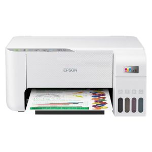 پرینتر چندکاره جوهرافشان اپسون مدل EcoTank L3256 با مخزن جوهر قابل‌شارژ، قابلیت پرینت، اسکن و کپی، اتصال Wi-Fi و USB، چاپ بدون حاشیه و رزولوشن چاپ 5760×1440 dpi
