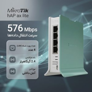 اکسس پوینت میکروتیک مدل hAP ax lite