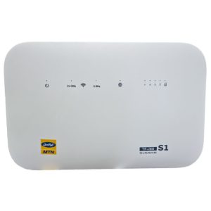 مودم 4G TD-LTE ایرانسل مدل TF-i60 S1 با سیم کارت و 300 گیگابایت اینترنت 6 ماهه، پشتیبانی همزمان 32 کاربر، 4 پورت LAN، چهار شبکه بی‌سیم مستقل، سرعت دانلود 300 مگابیت بر ثانیه و آنتن 5dBi