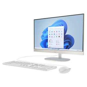 کامپیوتر همه کاره 23.8 اینچ اچ پی مدل HP AIO 24 CR1072nh با پردازنده Core Ultra 7-155U، رم 16 گیگابایت از نوع DDR5 و حافظه داخلی 1 ترابایت SSD، گرافیک Intel Graphics (integrated)، نمایشگر از نوع IPS