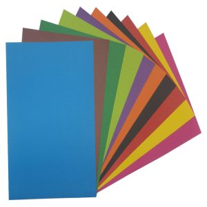مقوا رنگی  کد M10 سایز 35×24 سانتی متر بسته 10 عددی