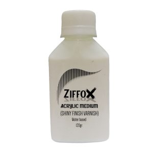 وارنیش اکریلیک زیفوکس مدل shiny finish حجم 120 میلی لیتر