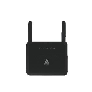 مودم 4G LTE قابل حمل شاتل مدل اسکای فایبر شاتل با دو آنتن 5 dBi، پشتیبانی از 4.5G و 32 کاربر، دارای پورت LAN RJ-45 و فایروال سخت‌افزاری و نرم‌افزاری