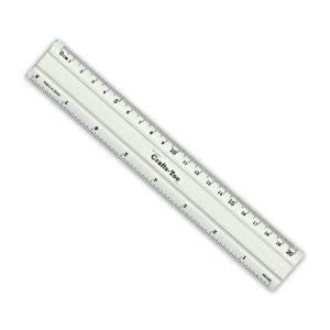 خط کش 20 سانتی متری مدل آلومینیومی کد b927